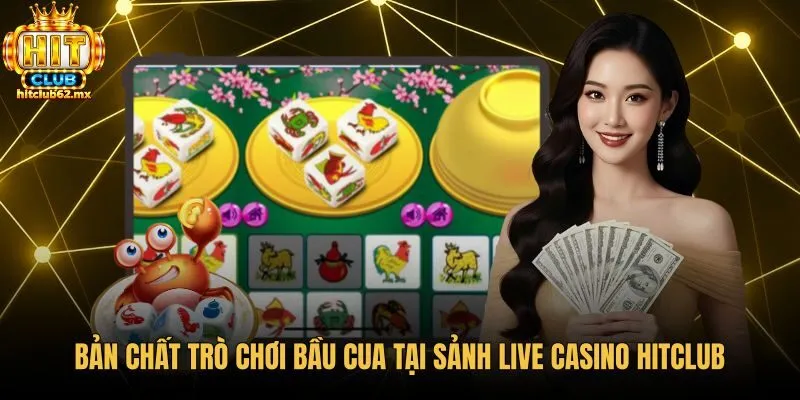 Bàn cược bầu cua hitclub với người chia bài trực tiếp