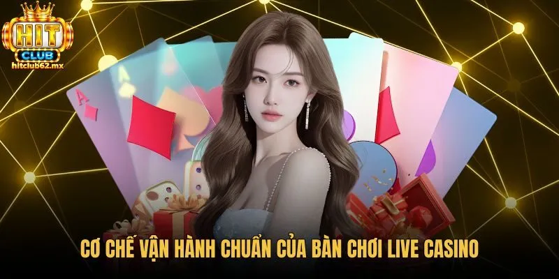 Chu trình vận hành bàn đấu Live Casino với cảm biến tự động