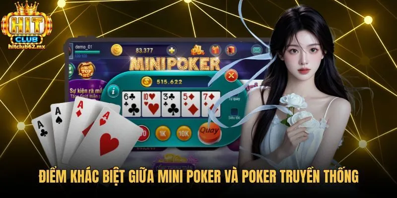 diem-khac-biet-giua-mini-poker-va-poker-truyen-thong So sánh lối chơi mini poker và Poker bàn truyền thống