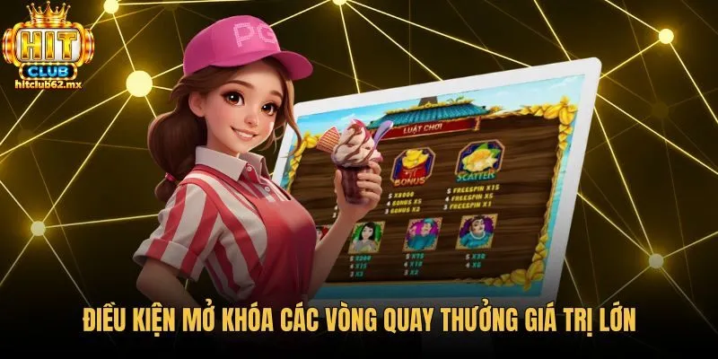 Vòng quay miễn phí cùng hũ Jackpot ăn khế trả vàng